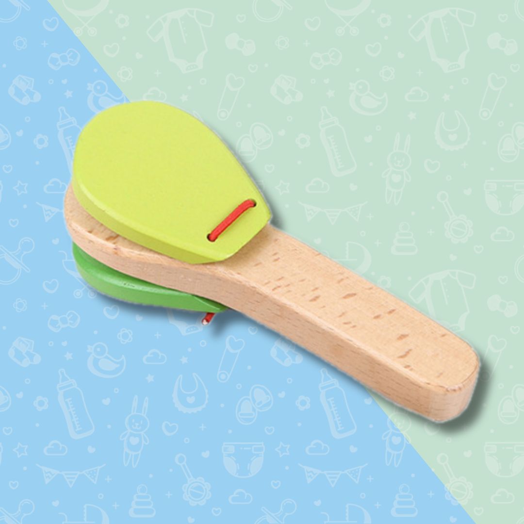 Castagnettes en bois Montessori