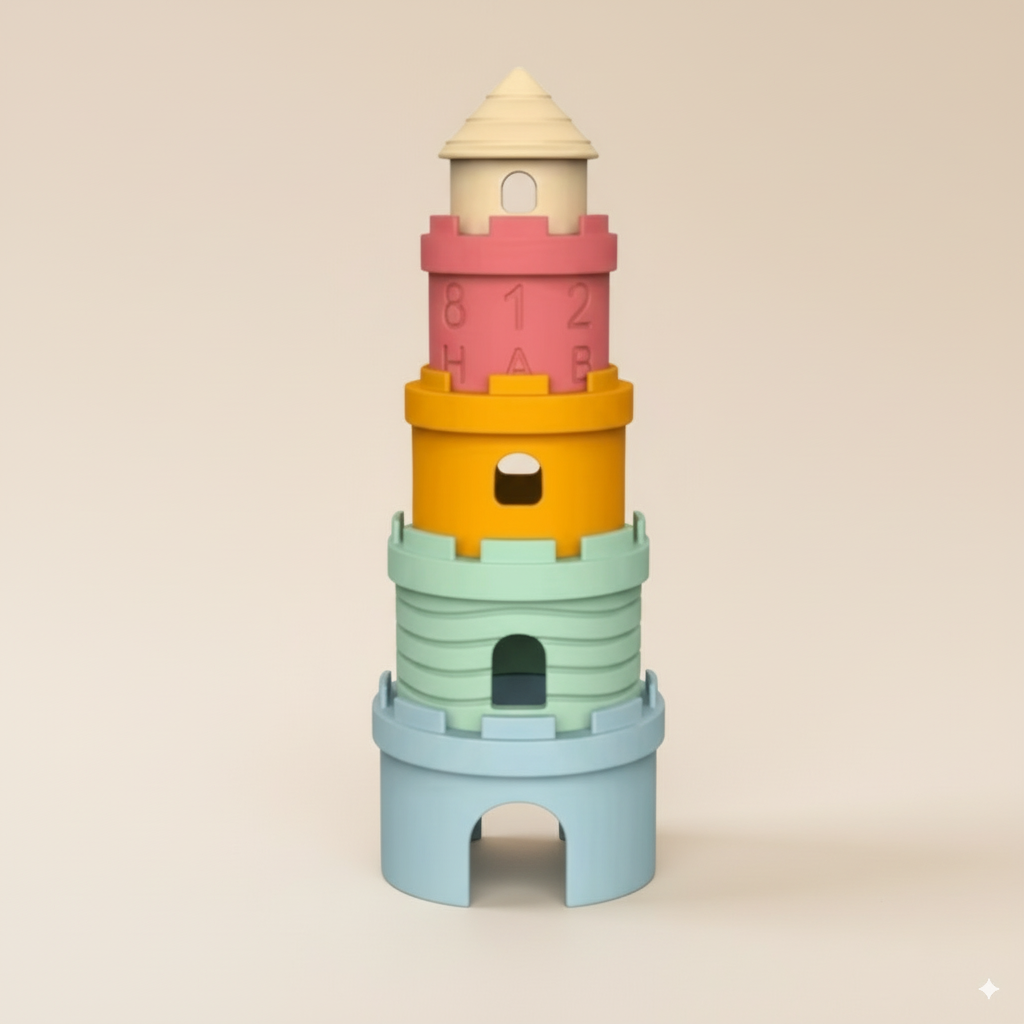 Tour de construction Chateau en silicone