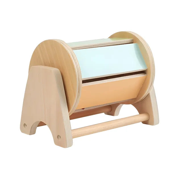 Boite en bois qui tourne Montessori
