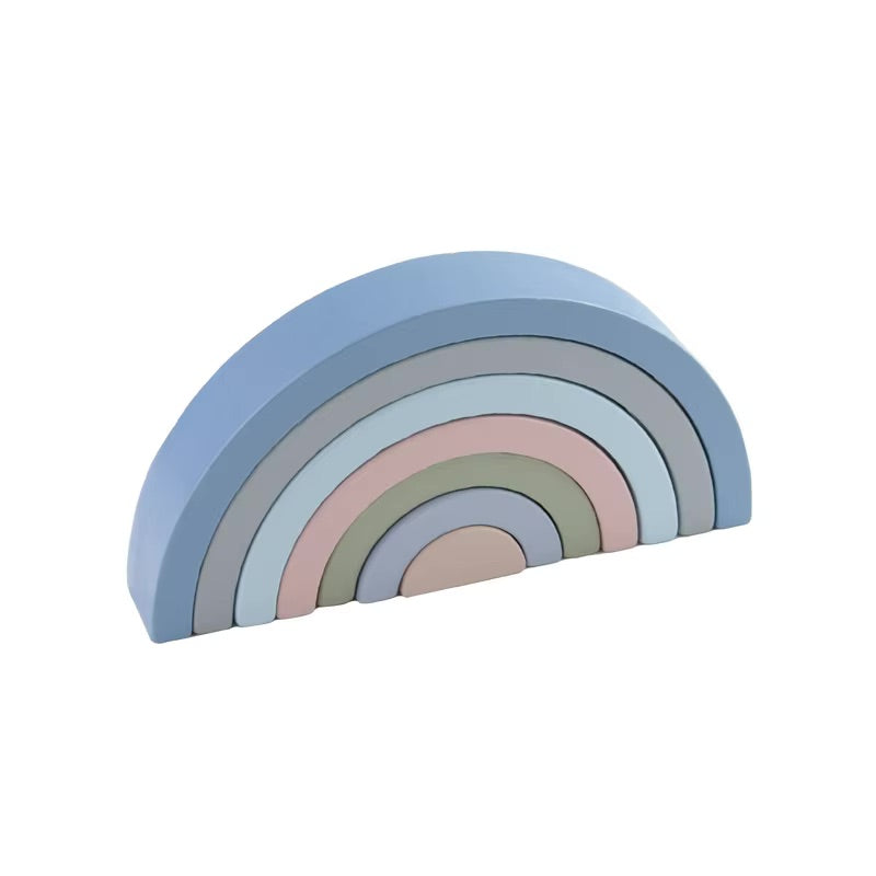 Arc en ciel en bois Montessori