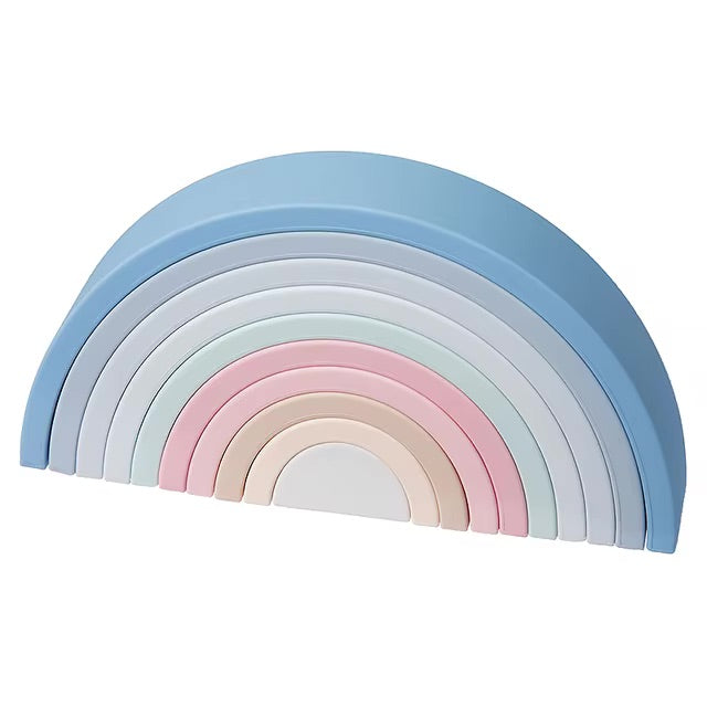 Arc en ciel en silicone Montessori