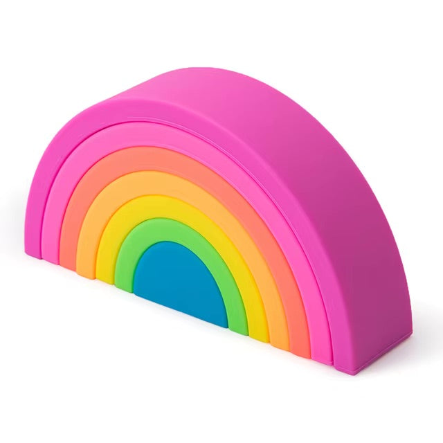 Arc en ciel en silicone Montessori