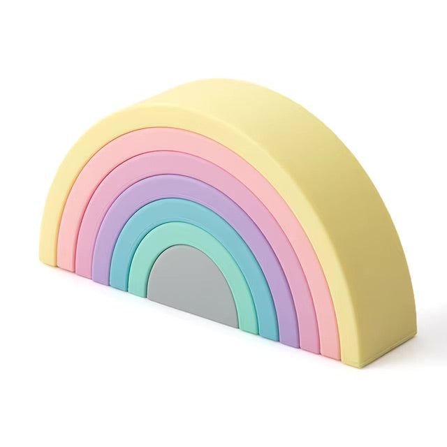 Arc en ciel en silicone Montessori