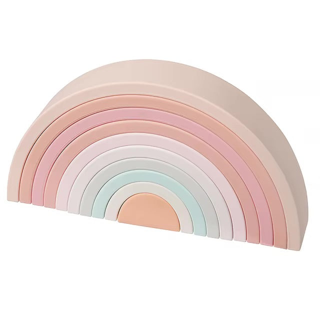 Arc en ciel en silicone Montessori