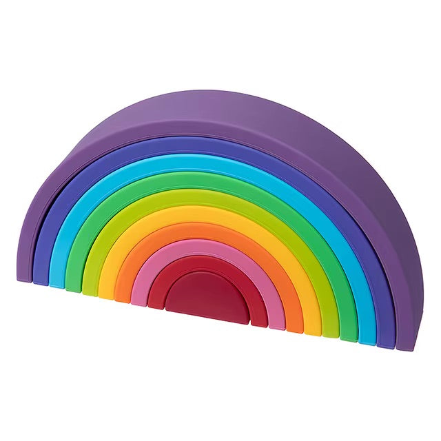 Arc en ciel en silicone Montessori