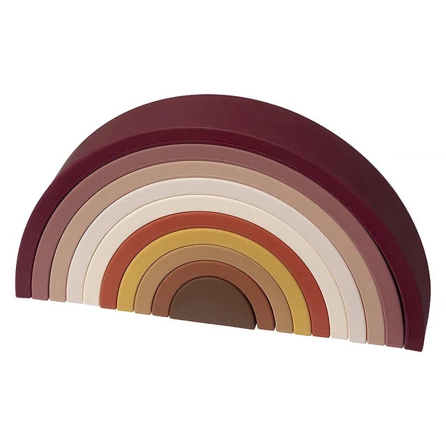 Arc en ciel en silicone Montessori