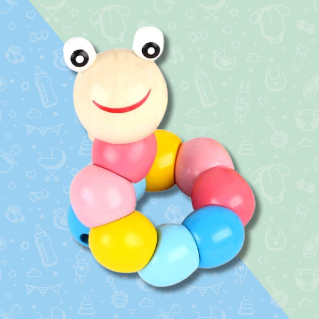 Serpent en bois Montessori