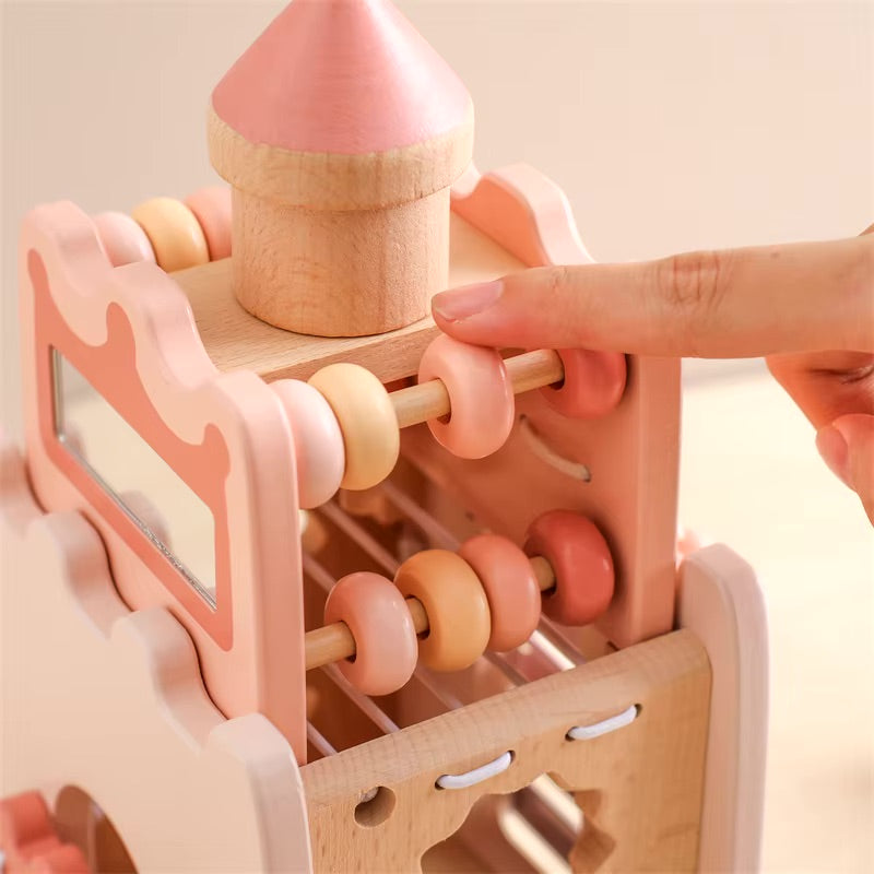 Chateau en bois Montessori