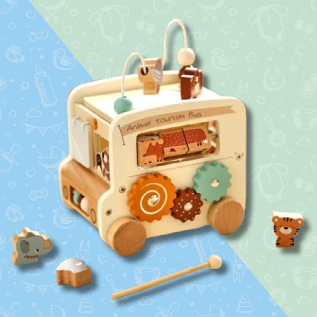 Voiture en bois Montessori