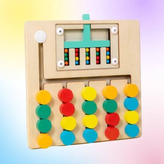 Casse tête billes en bois Montessori