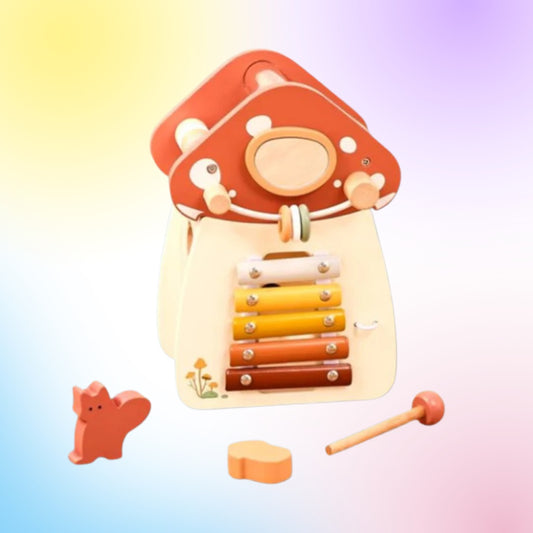 Champignon en bois Montessori