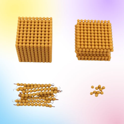 Cube de 1000 perles Montessori