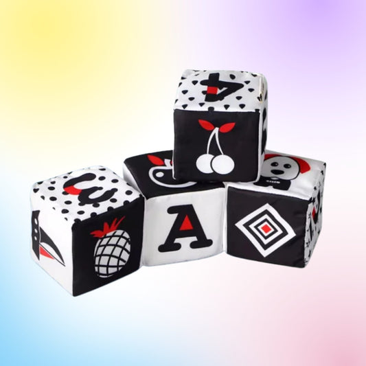 Cube noir et blanc Montessori