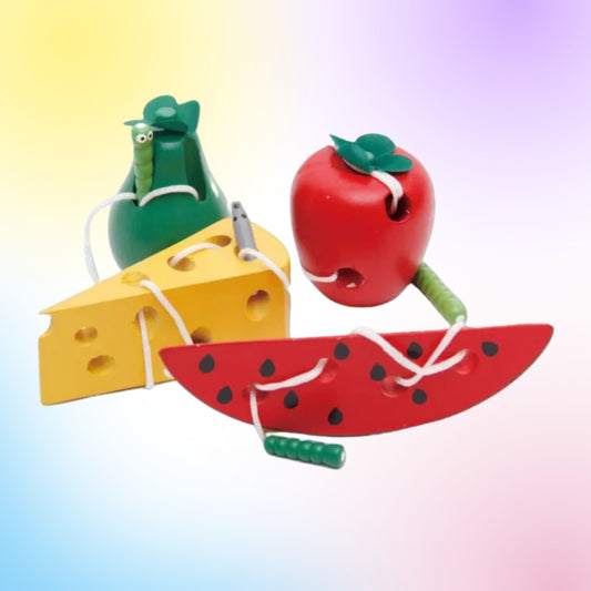 Jeu à coudre en Bois Montessori