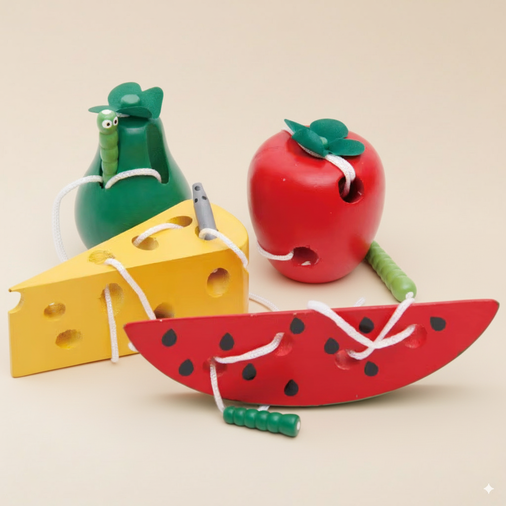 Jeu à coudre en Bois Montessori