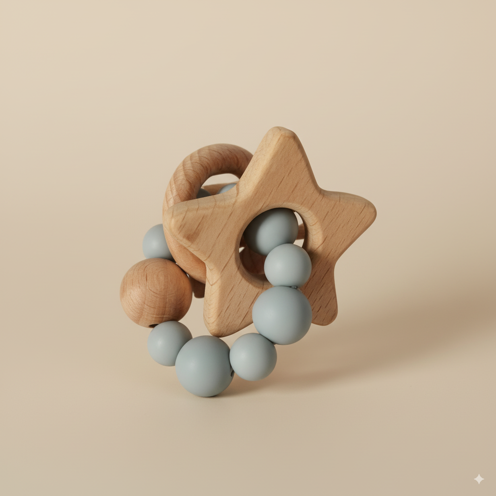 Anneau dentition étoile silicone