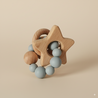 Anneau dentition étoile silicone