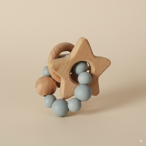 Anneau dentition étoile silicone