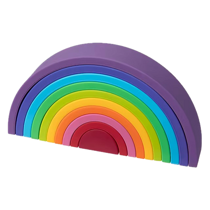 Arc en ciel en silicone Montessori