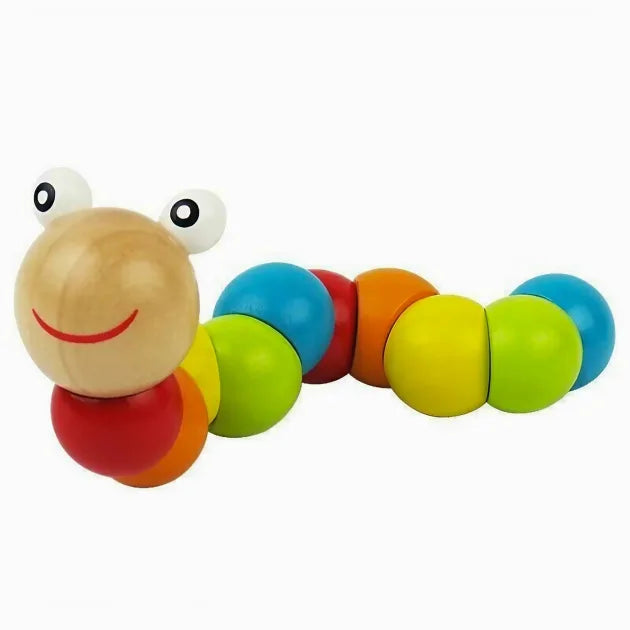 Serpent en bois Montessori