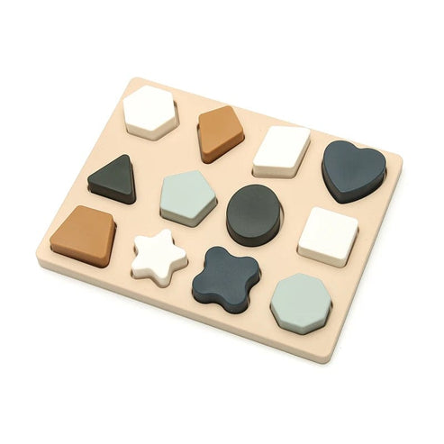 Puzzle Géometrique Montessori en Silicone